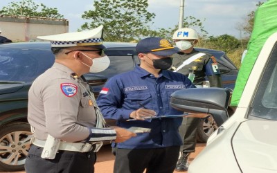 Uji Petik Kendaraan di Desa Mungguk Jering Kecamatan Sui Ambawang