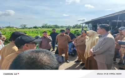 Kunjungan Tim Menteri Perdagangan di Pasar Melati Kabupaten Kubu Raya